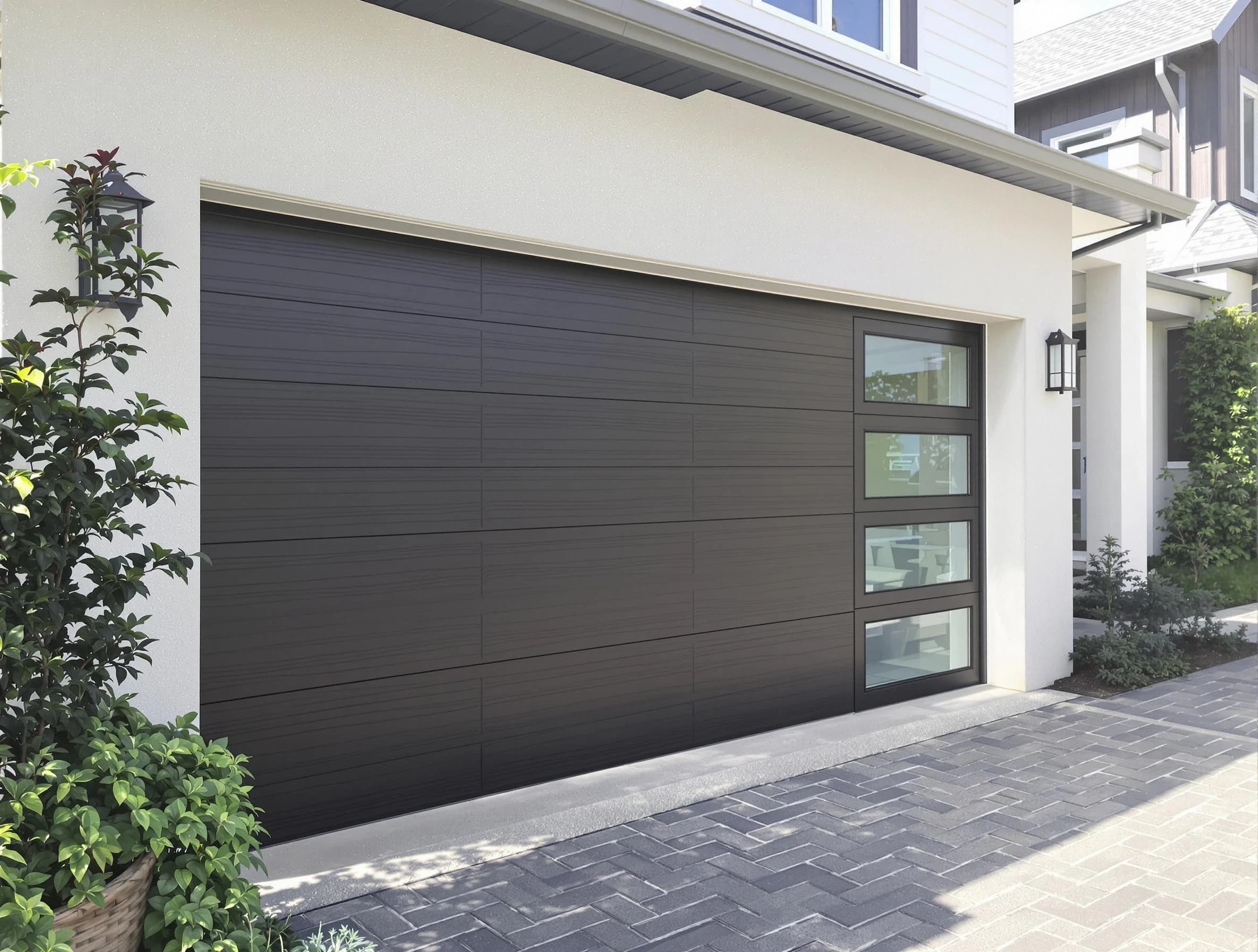 Custom garage door installation by Meadowbrook Garage Door Repair in Meadowbrook