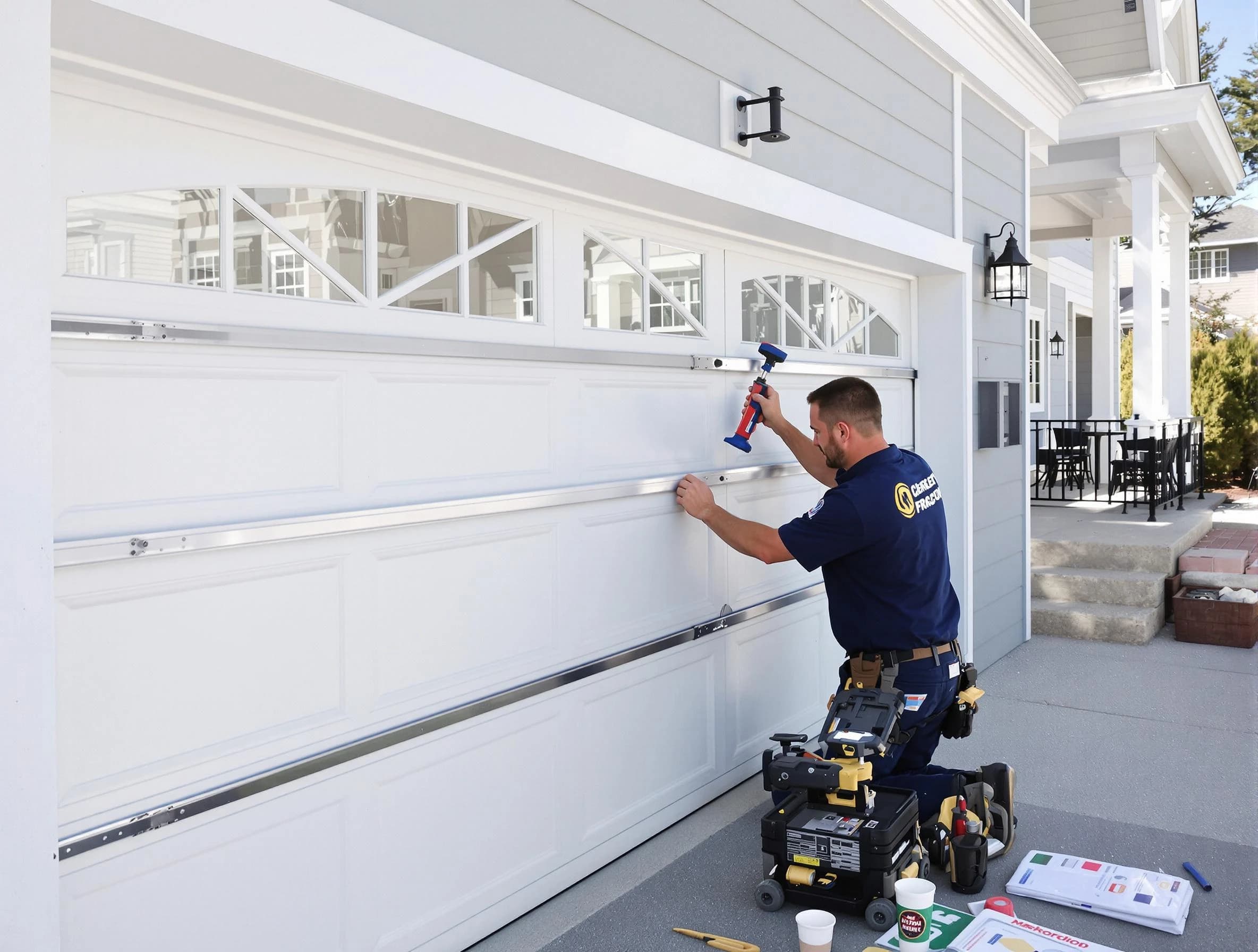 Professional garage door installation by Meadowbrook Garage Door Repair in Meadowbrook