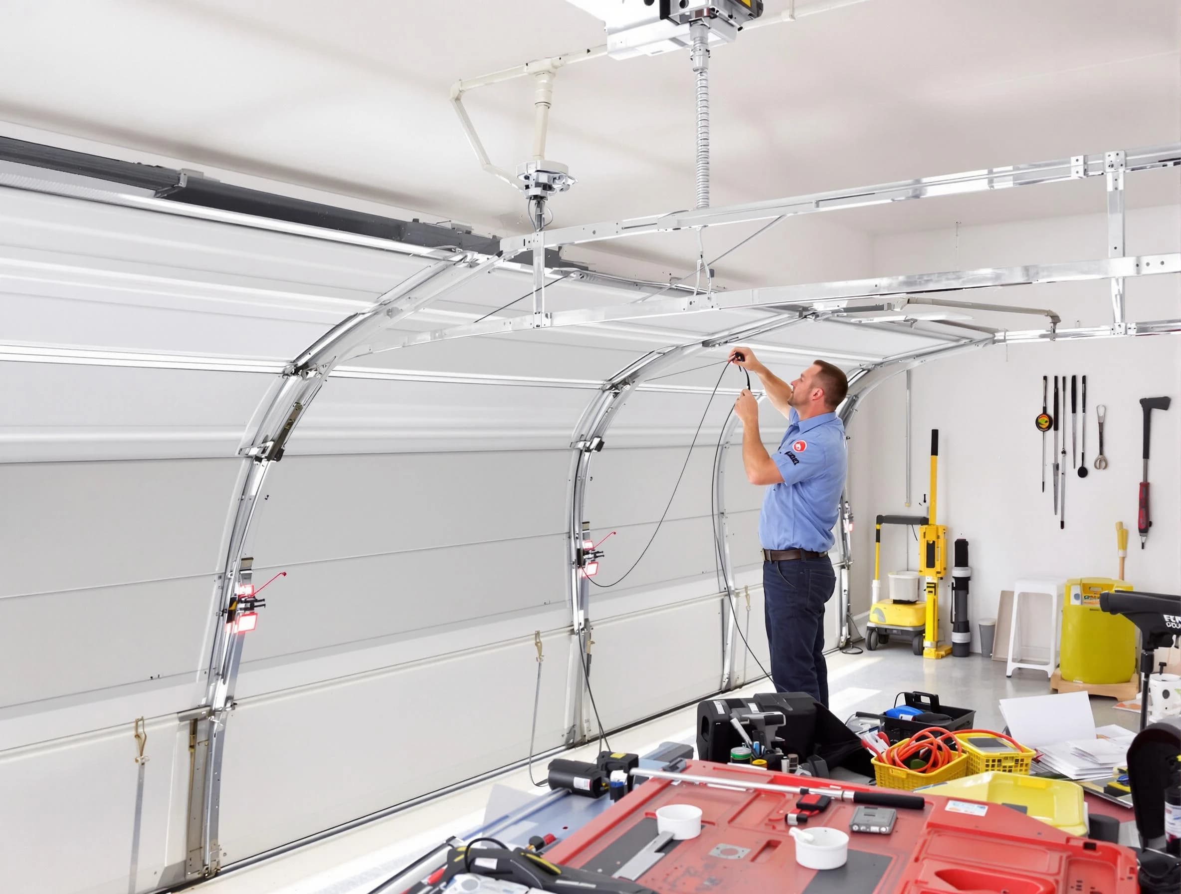 Garage door cable repair service by Meadowbrook Garage Door Repair in Meadowbrook