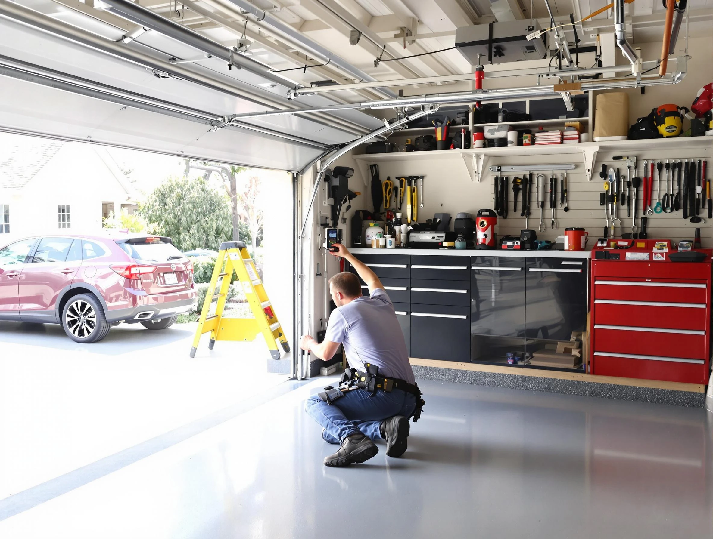Local garage door repair service by Meadowbrook Garage Door Repair in Meadowbrook