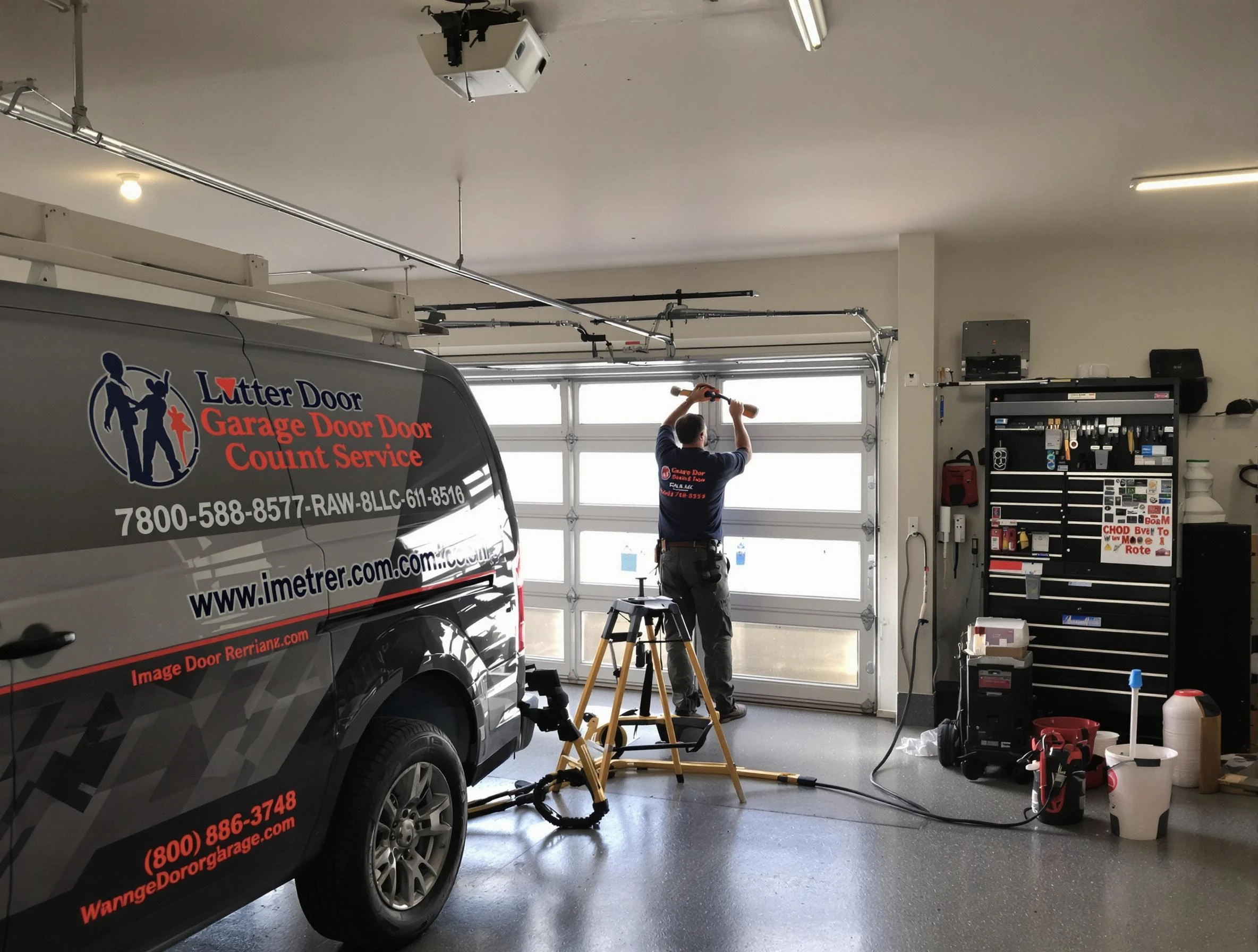 Meadowbrook Garage Door Repair team performing same-day garage door repair in Meadowbrook